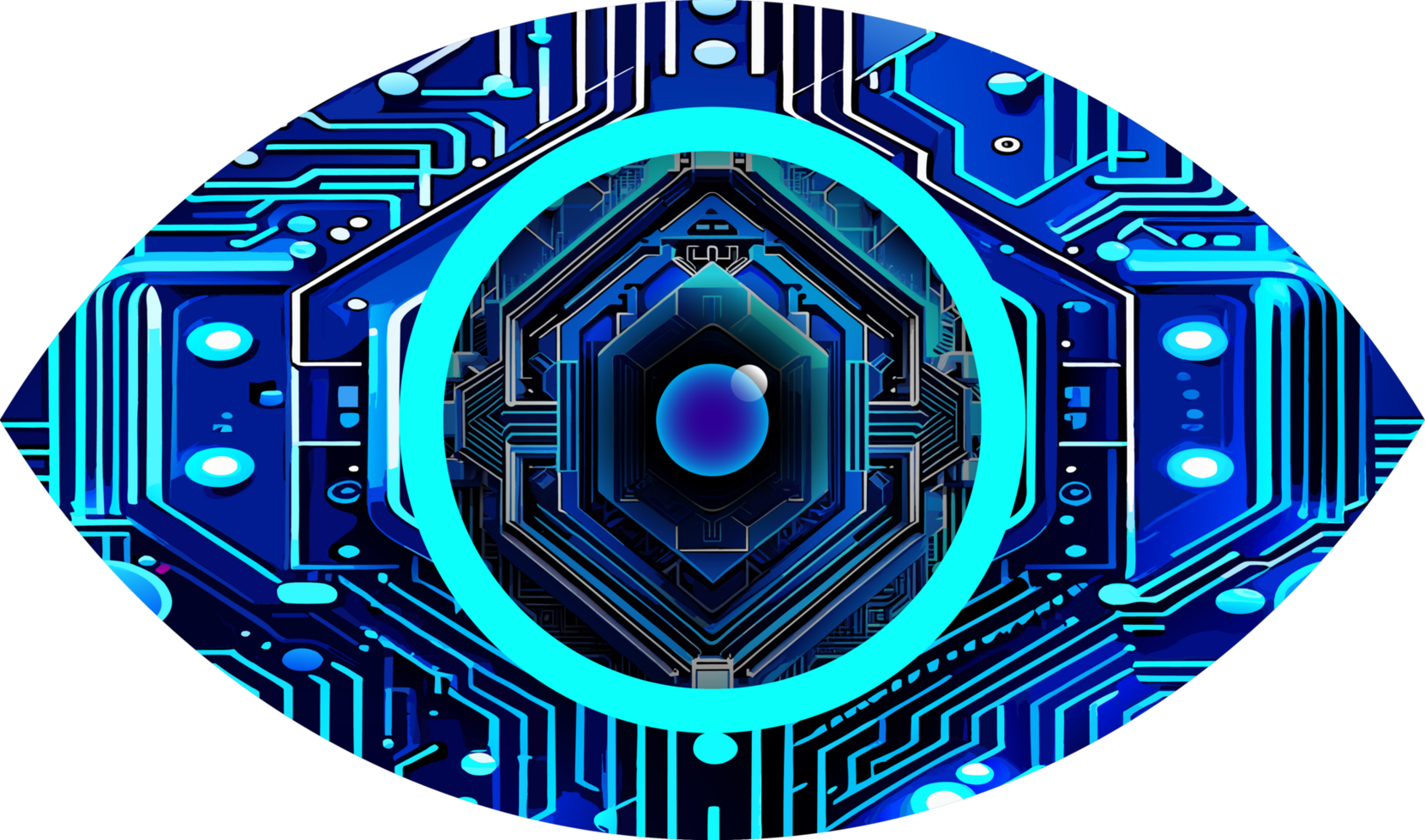 eye circuit digital technology png