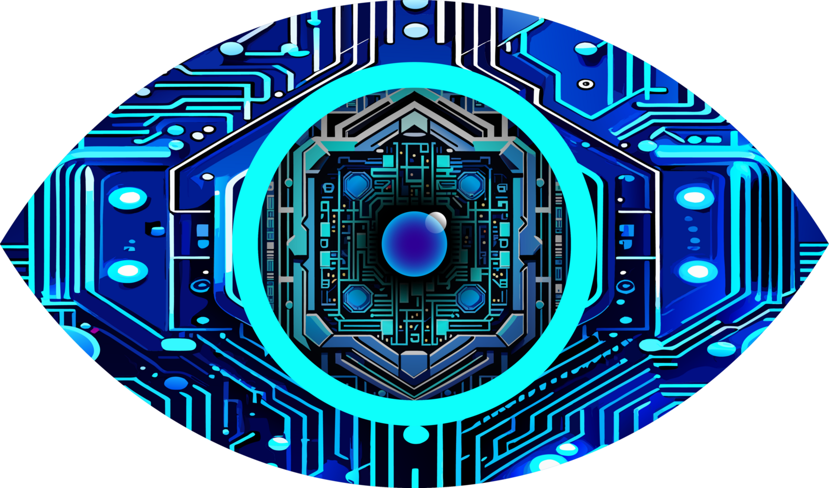 eye circuit digital technology png