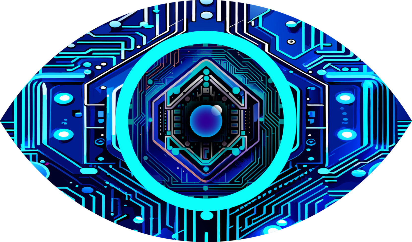 eye circuit digital technology png