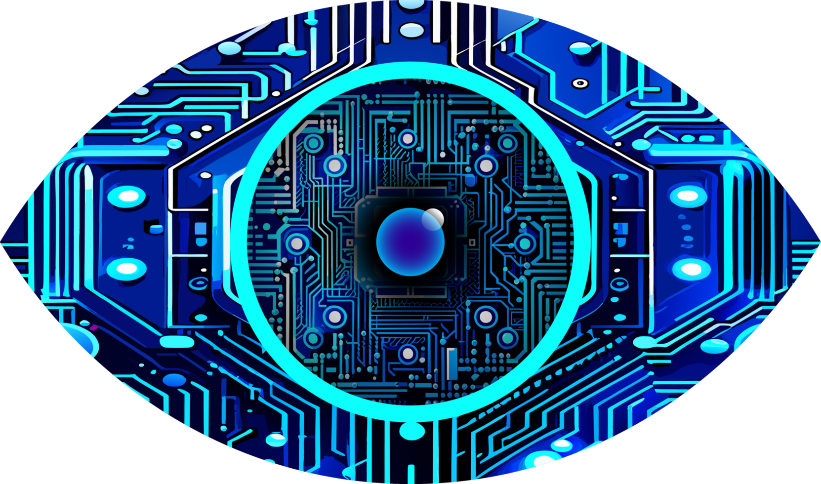 eye circuit digital technology png
