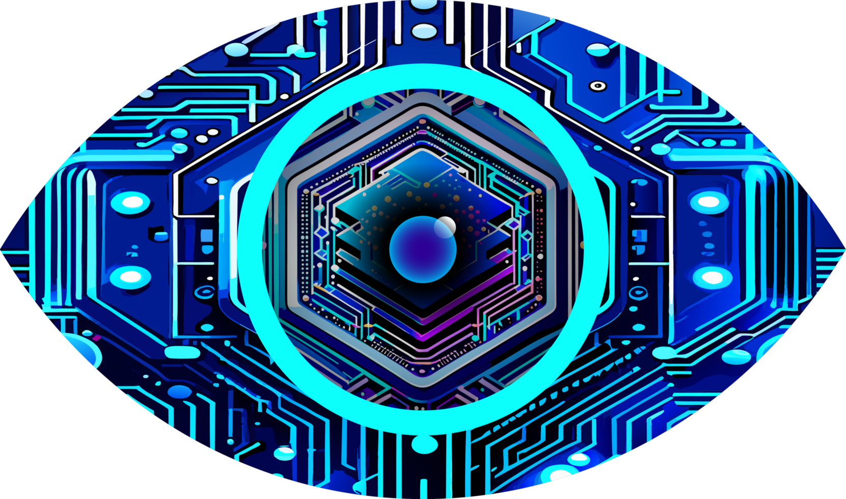 eye circuit digital technology png