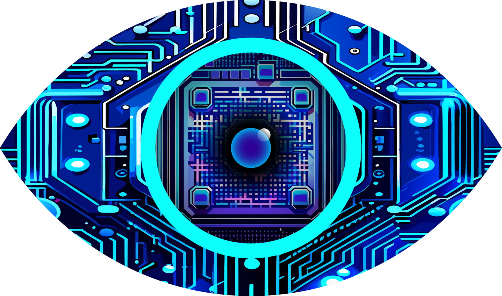 eye circuit digital technology png