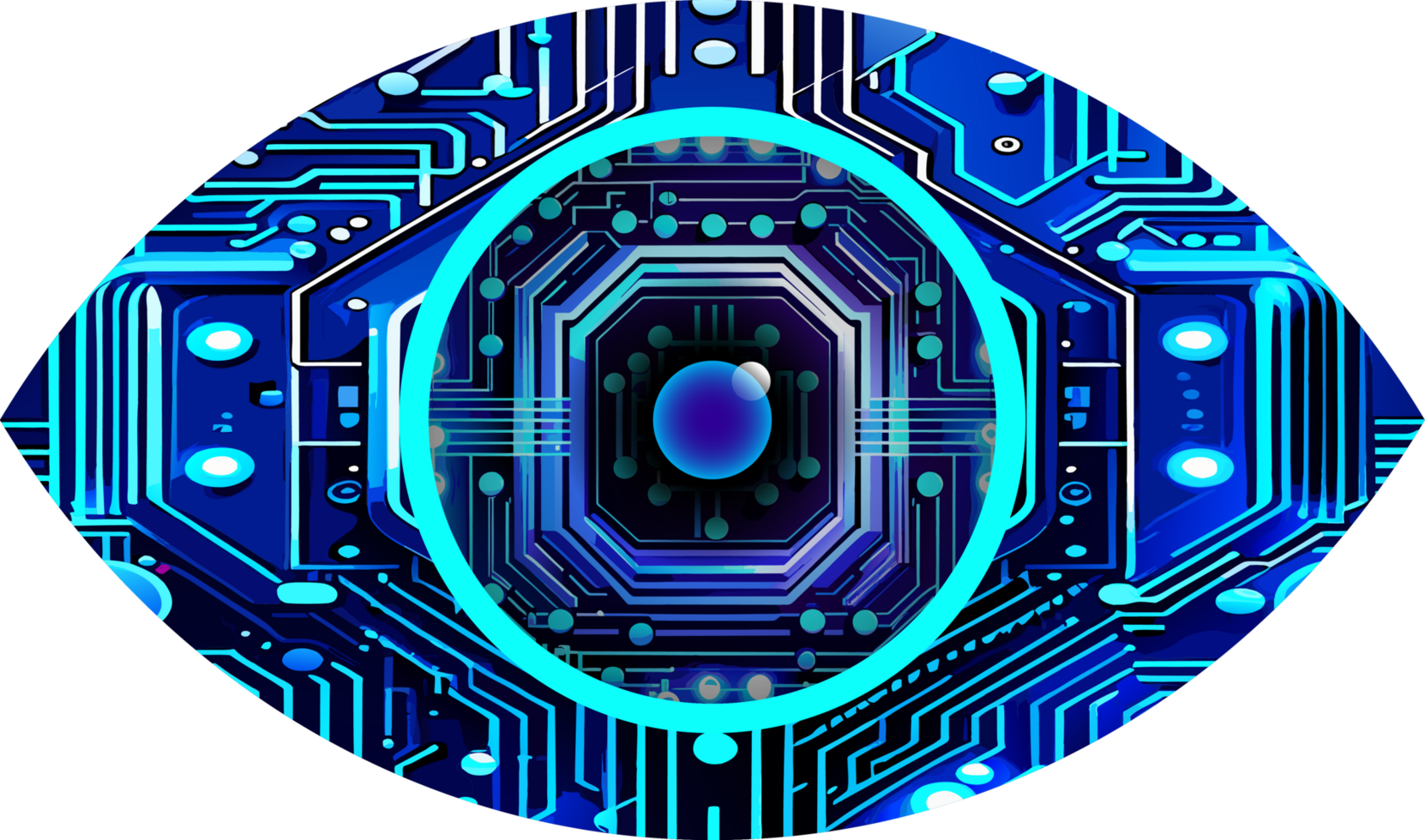eye circuit digital technology png