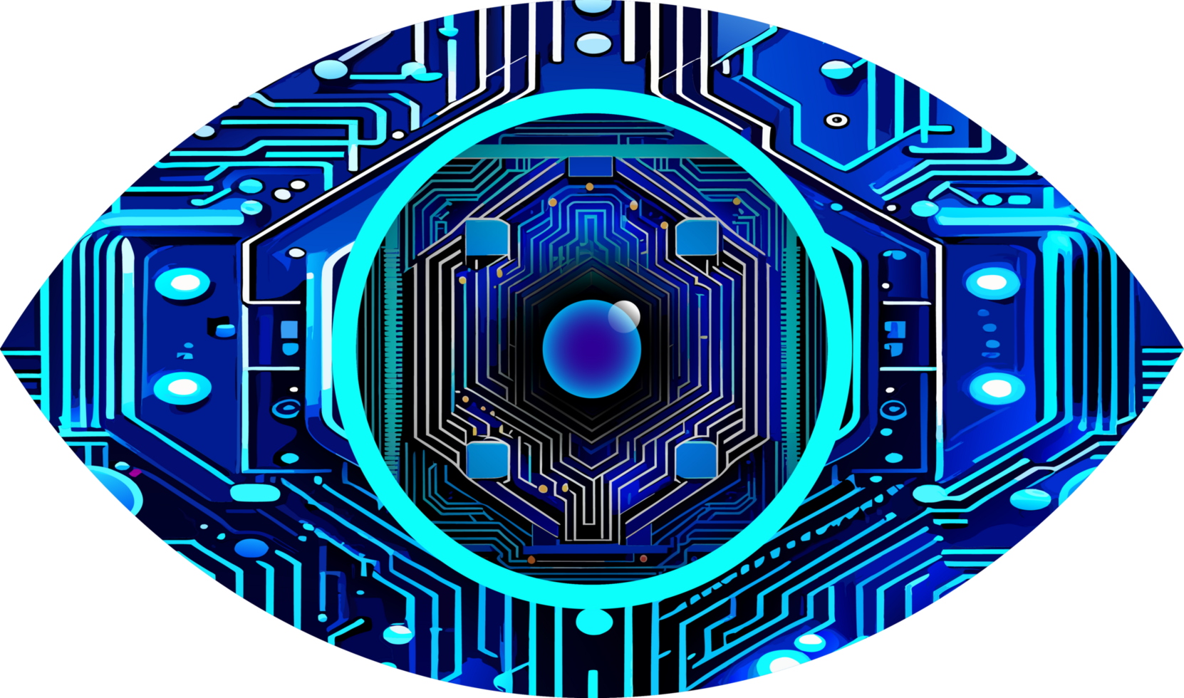 eye circuit digital technology png
