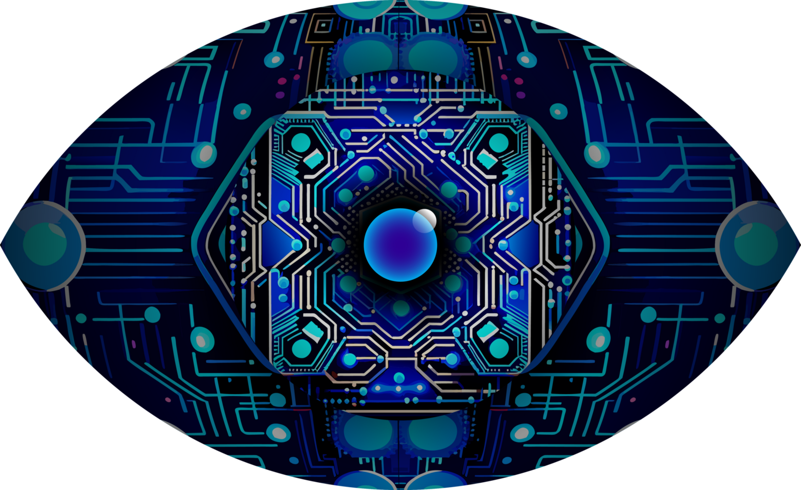 eye circuit digital technology png