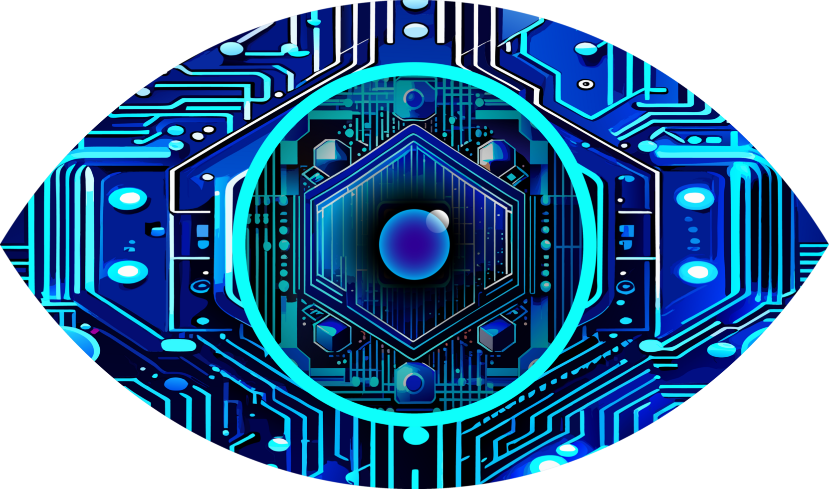 eye circuit digital technology png