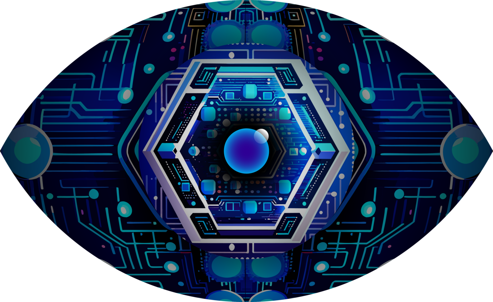 eye circuit digital technology png