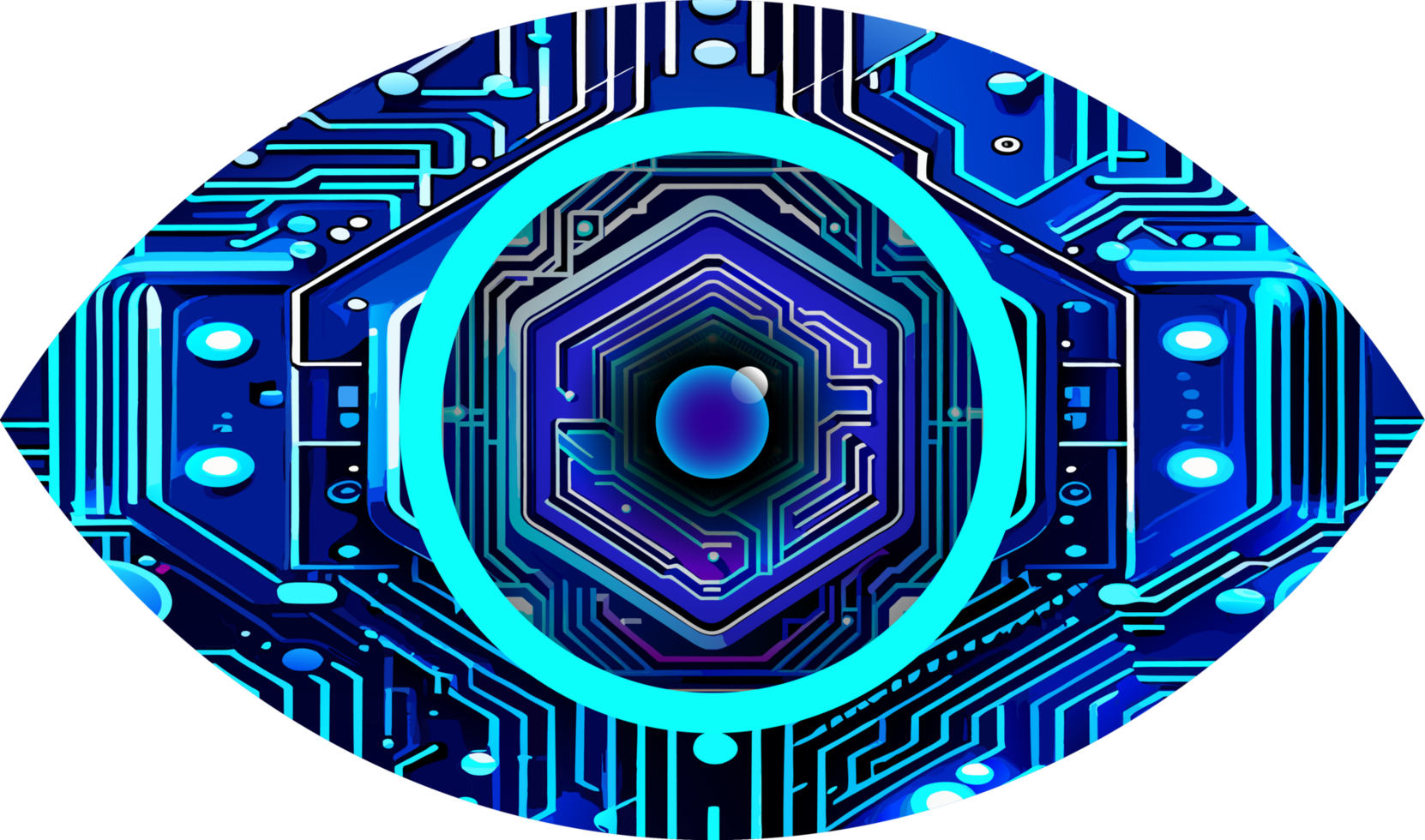 eye circuit digital technology 38441726 PNG