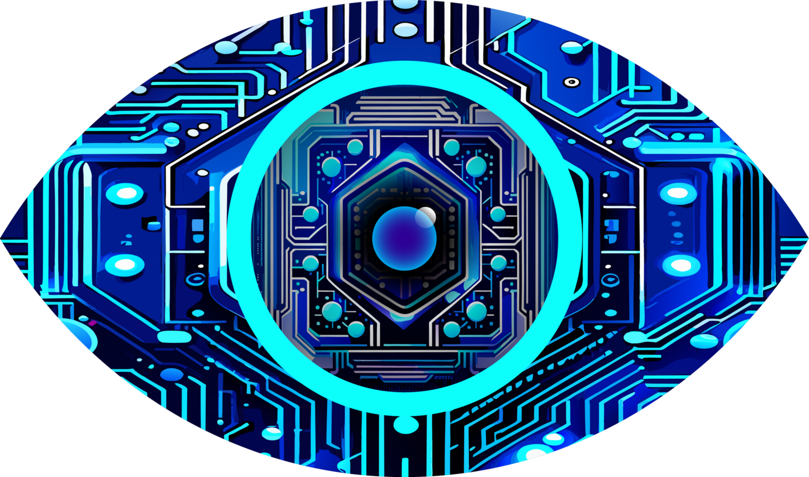 eye circuit digital technology png