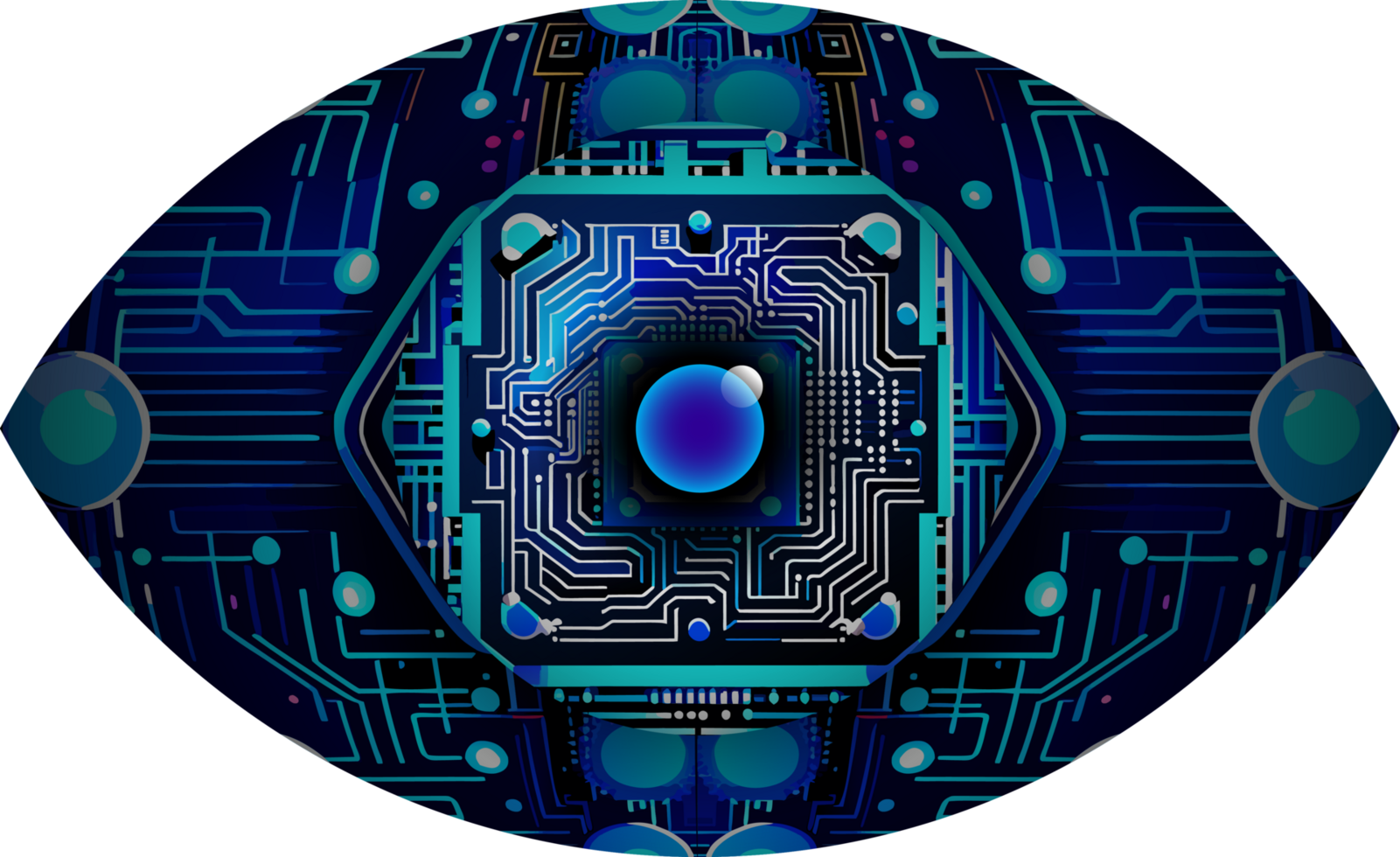 eye circuit digital technology png