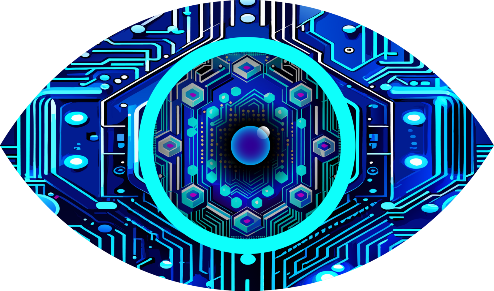 eye circuit digital technology png
