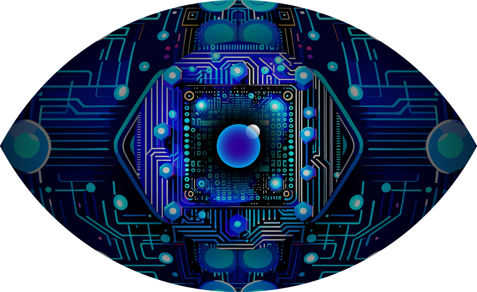 eye circuit digital technology 38441840 PNG
