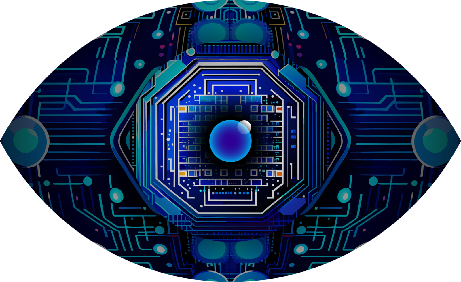 eye circuit digital technology png