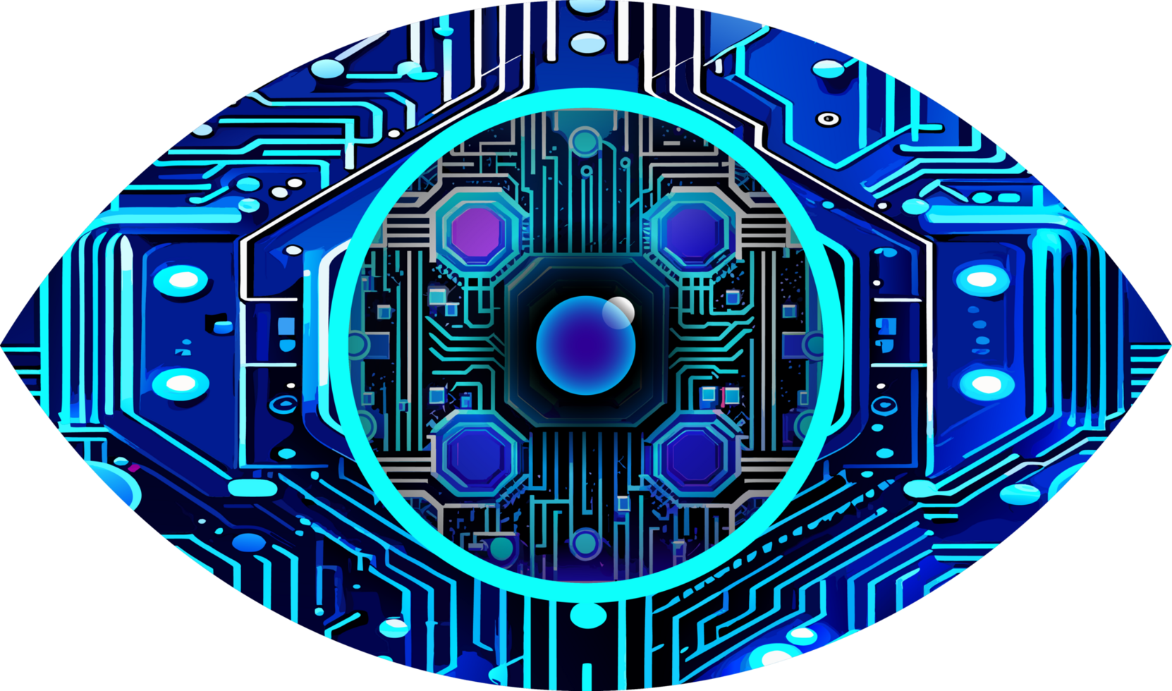eye circuit digital technology png