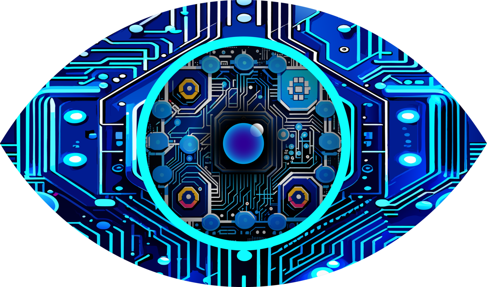 eye circuit digital technology png