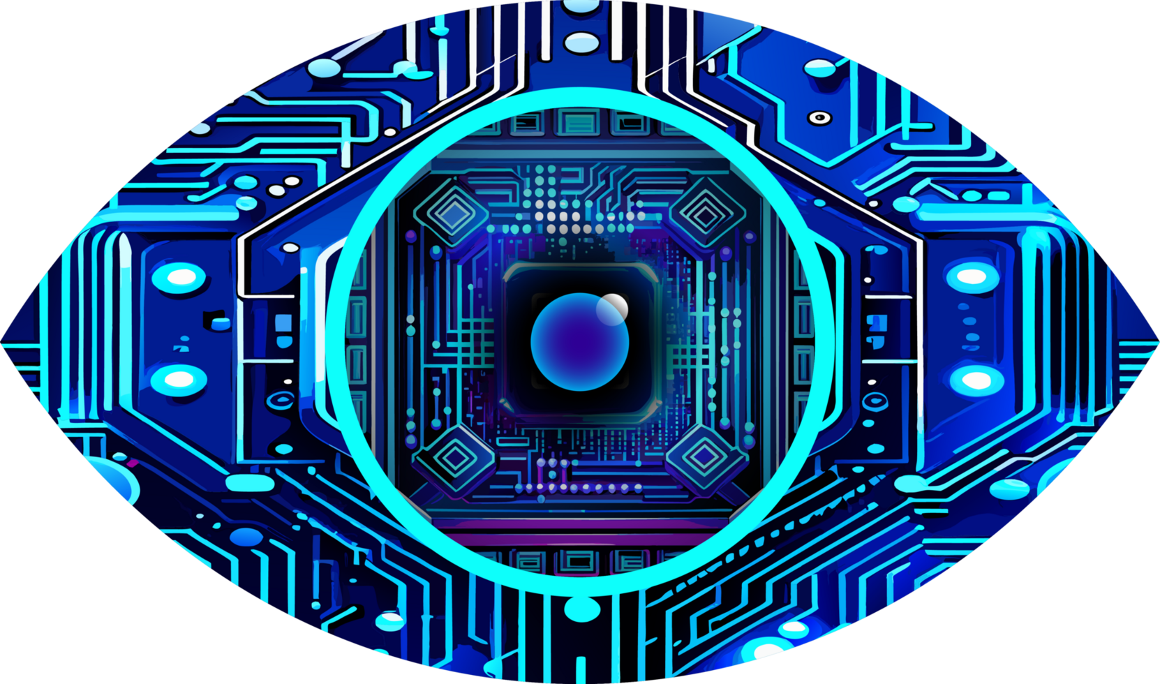 eye circuit digital technology png