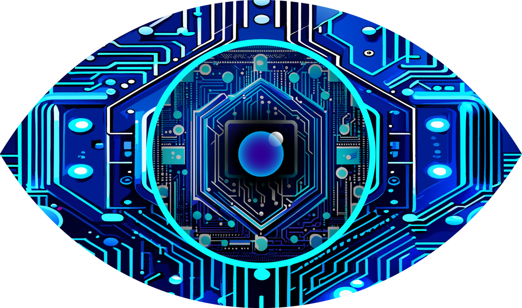 eye circuit digital technology png