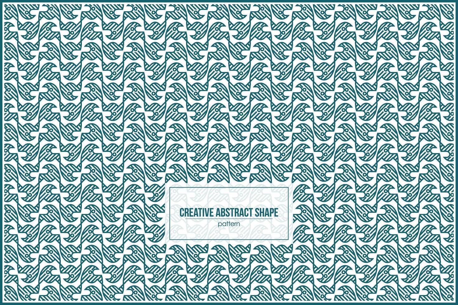 creative abstract shape pattern with multiple diagonal stripes vector
