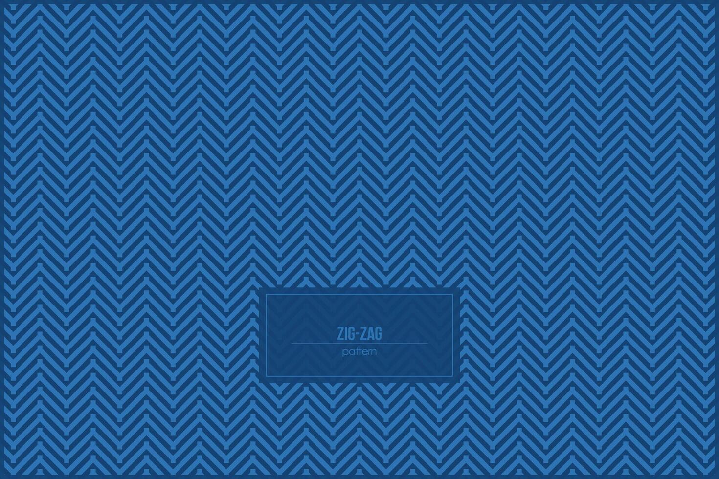 zigzag pattern with beautiful blue monochrome style vector