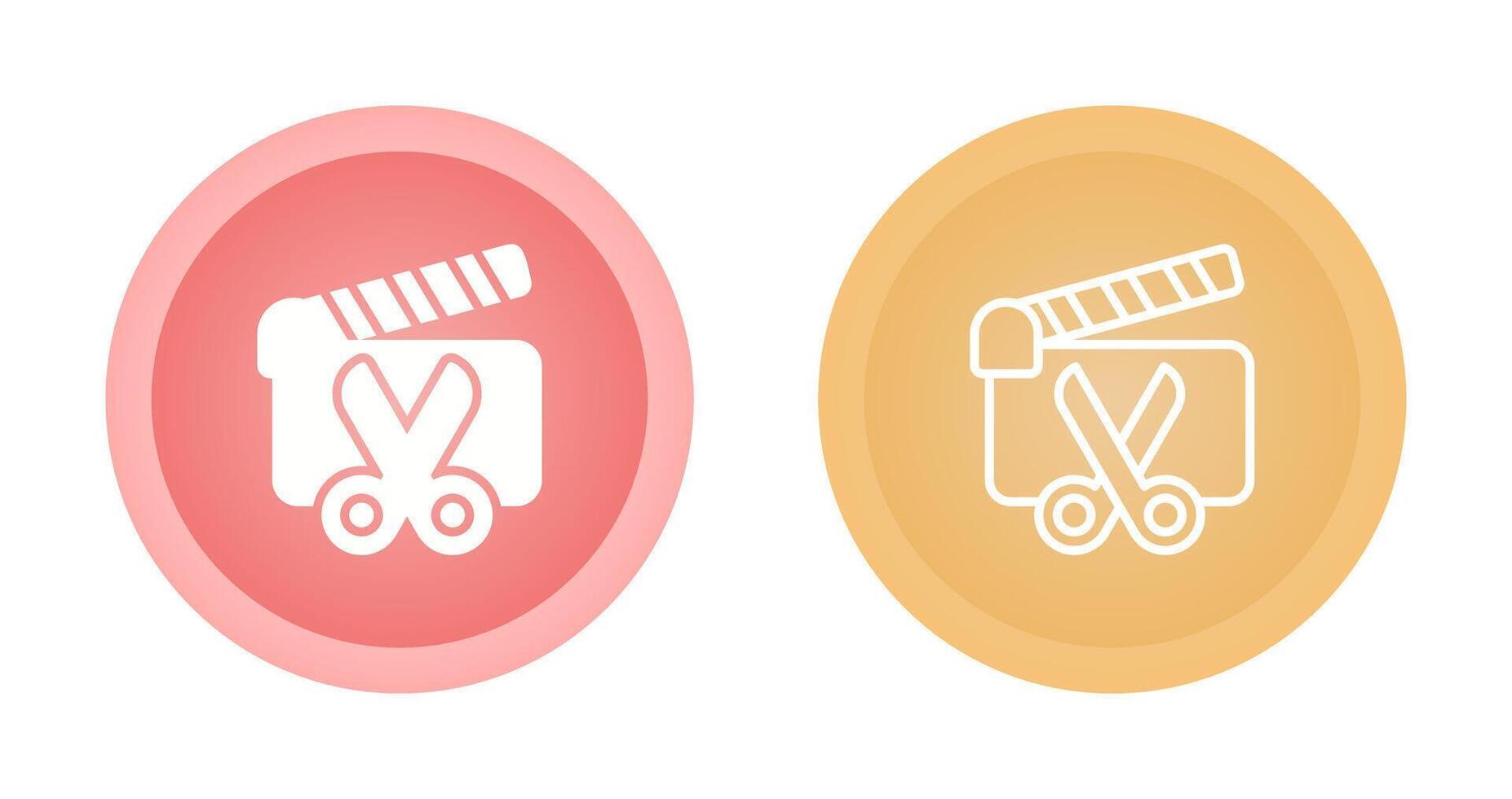 Film Editing Vector Icon