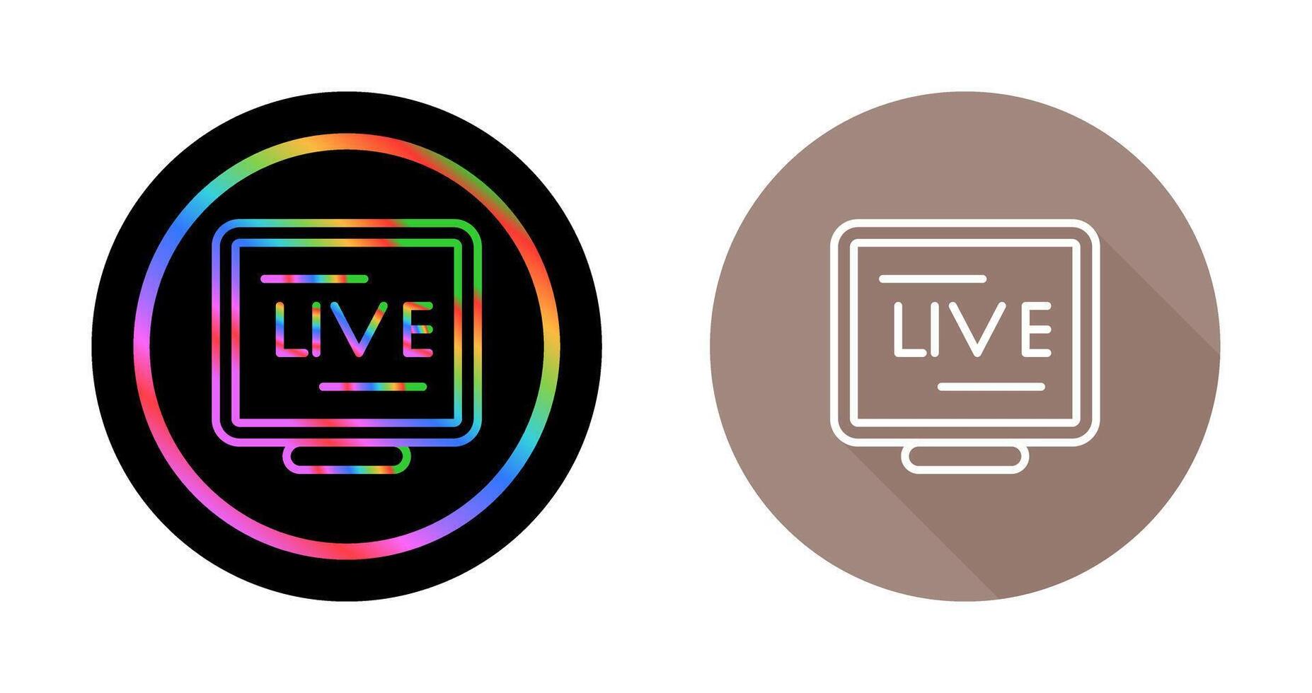 Live Stream Vector Icon