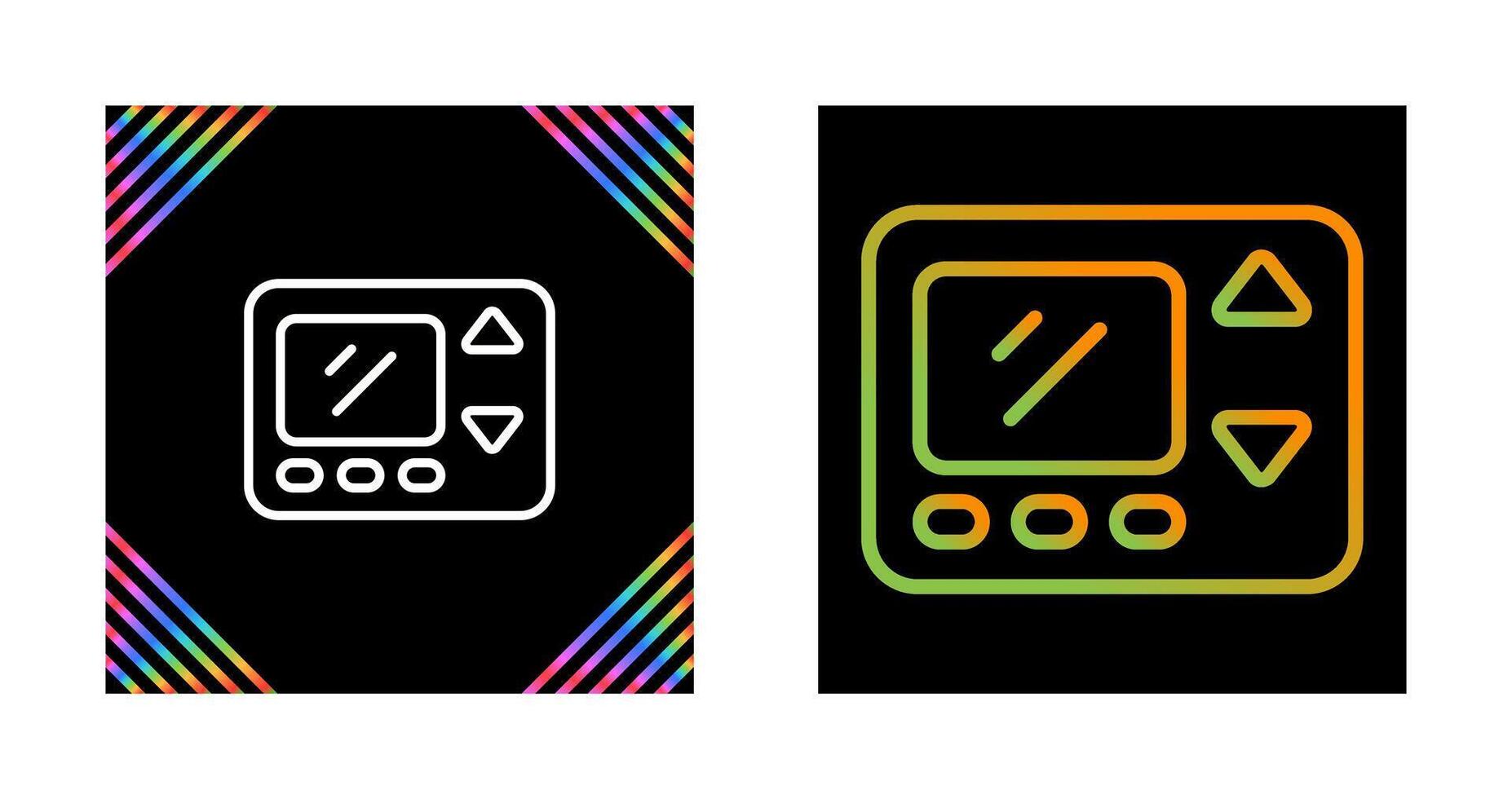 Smart Thermostat Vector Icon