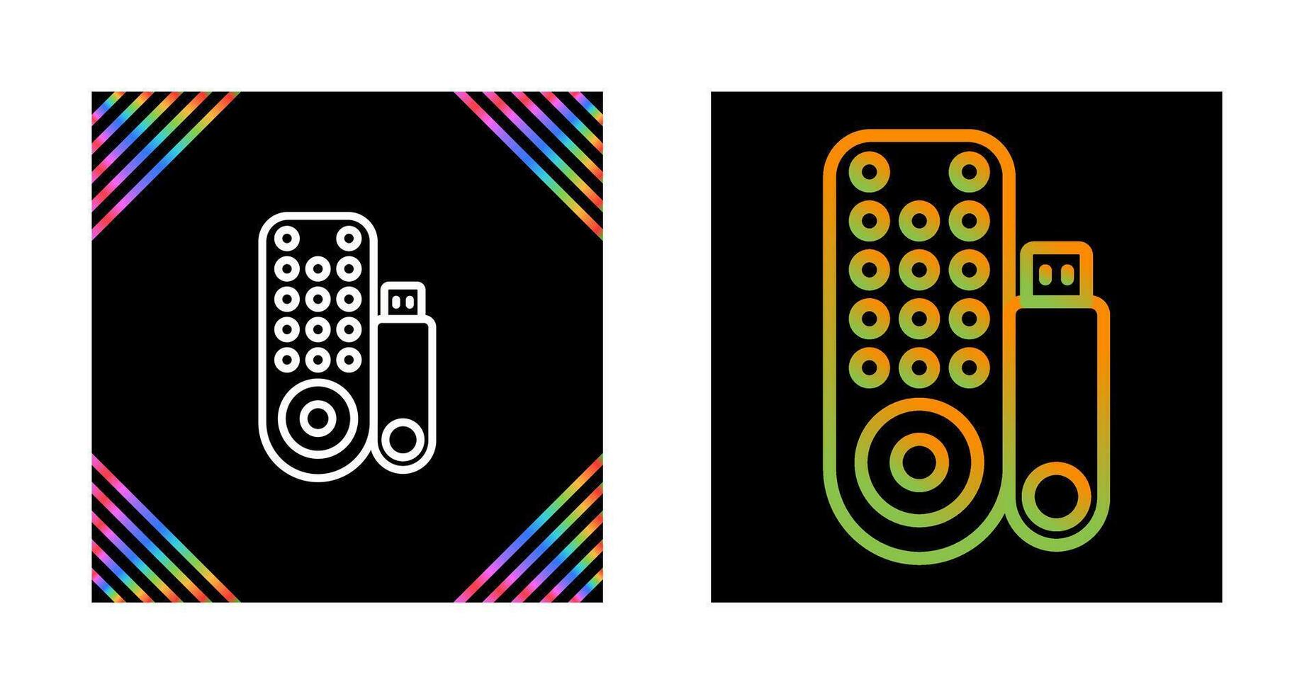 Streaming Stick Vector Icon