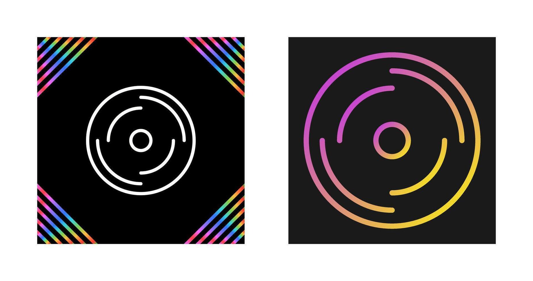 icono de vector de disco