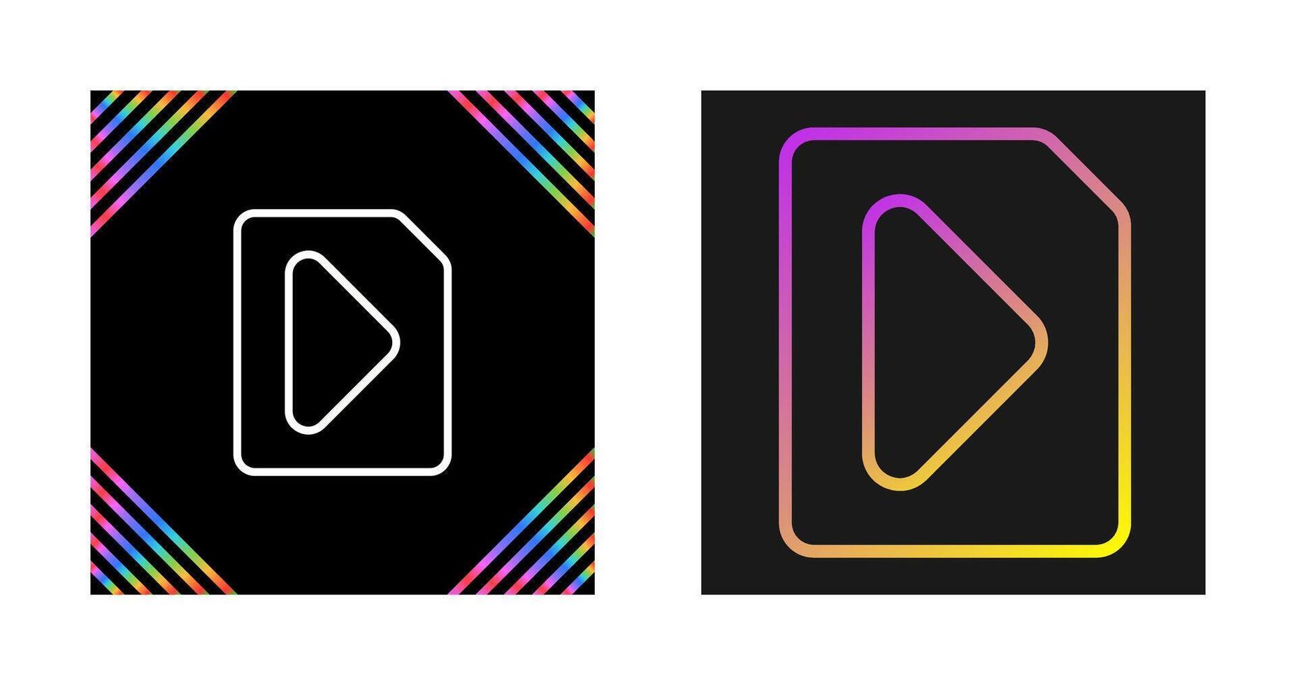 Video File Vector Icon