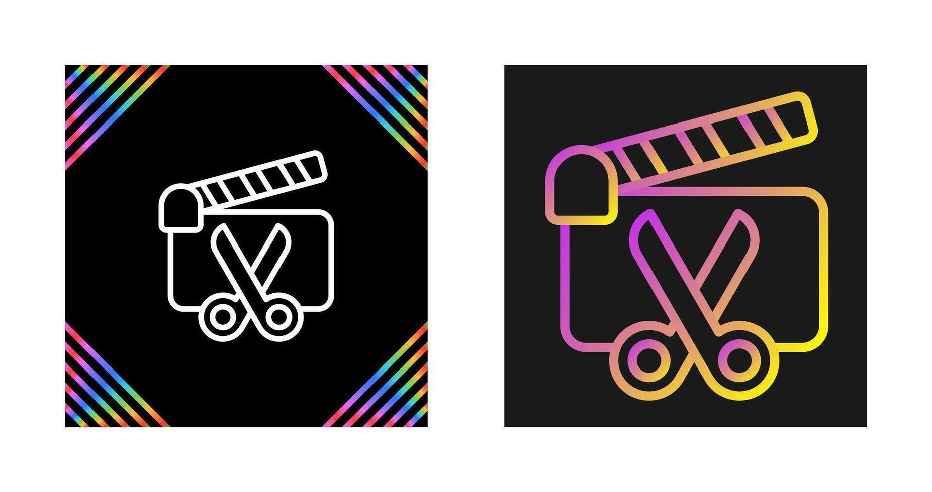 Film Editing Vector Icon