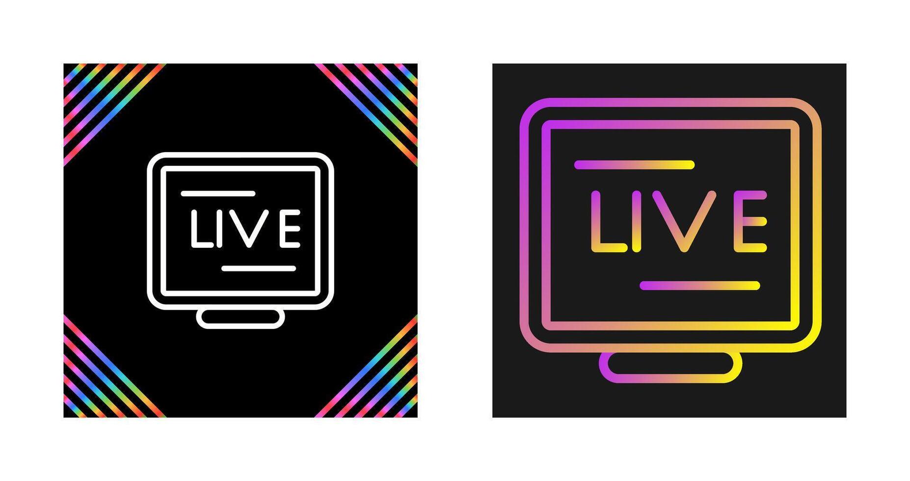 Live Stream Vector Icon