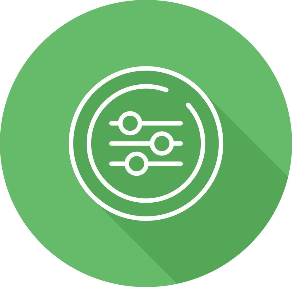 Equalizer Circle Vector Icon