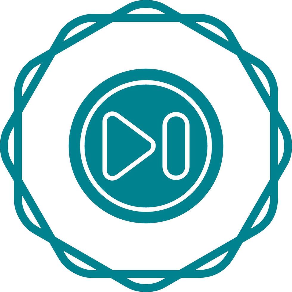 Next Track Button Vector Icon