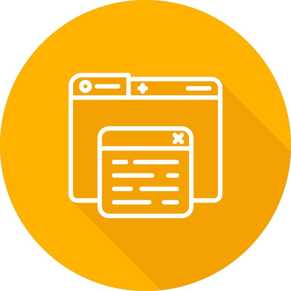 Pop Up Vector Icon