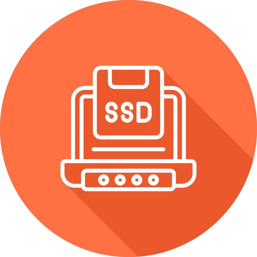 Solid State Drive Vector Icon