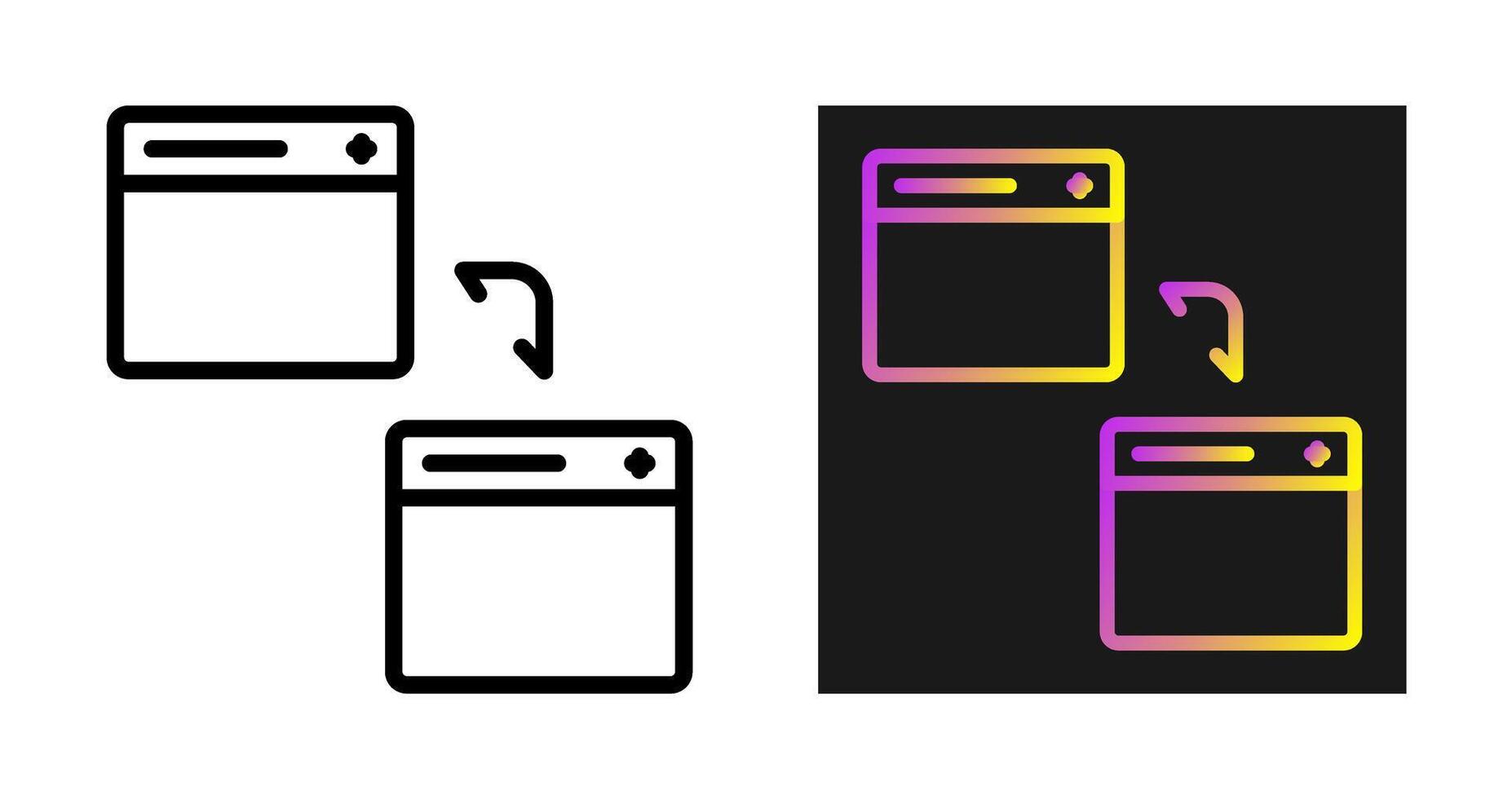 Transfer Vector Icon