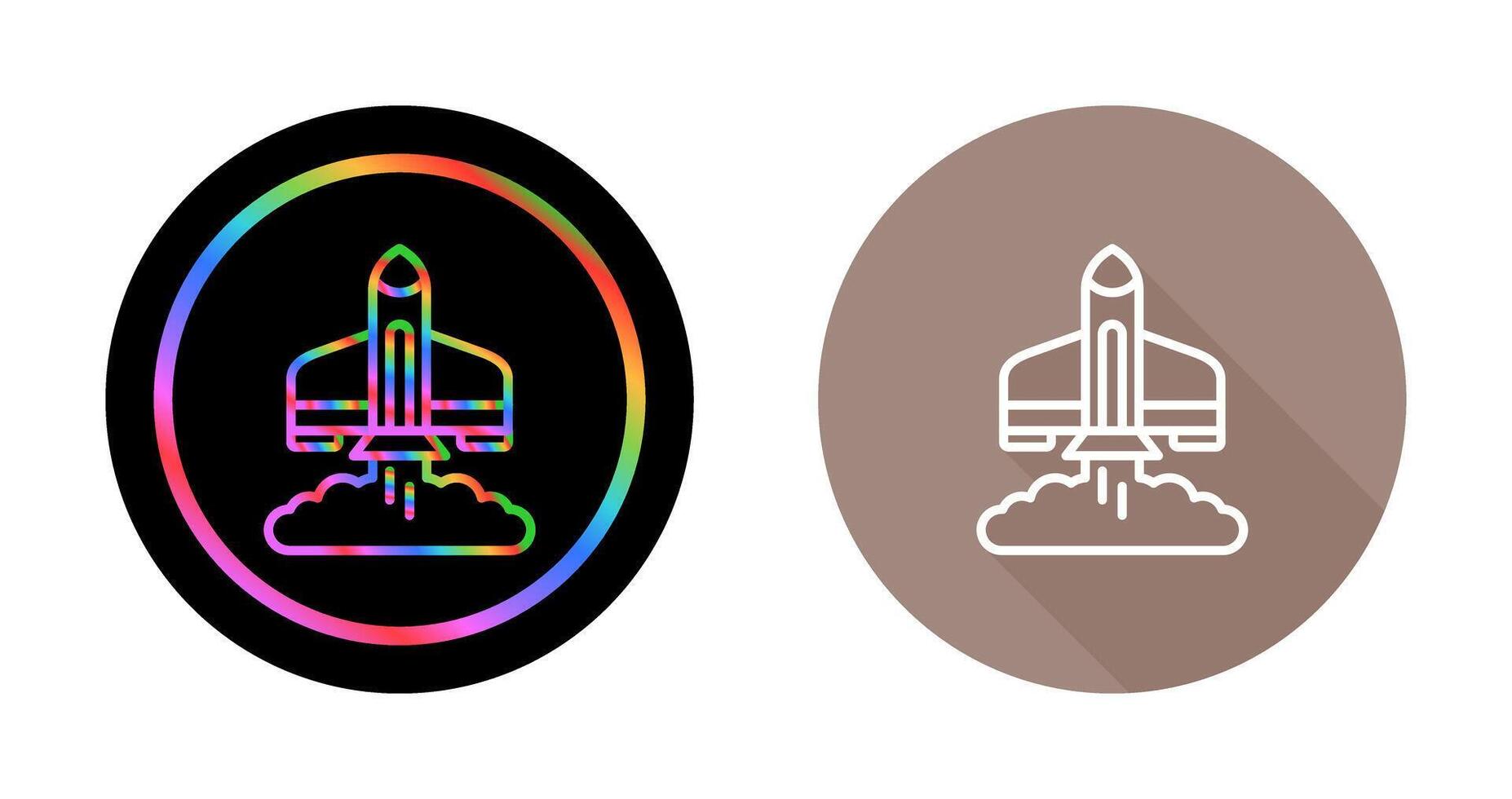 Rocket Launch Vector Icon