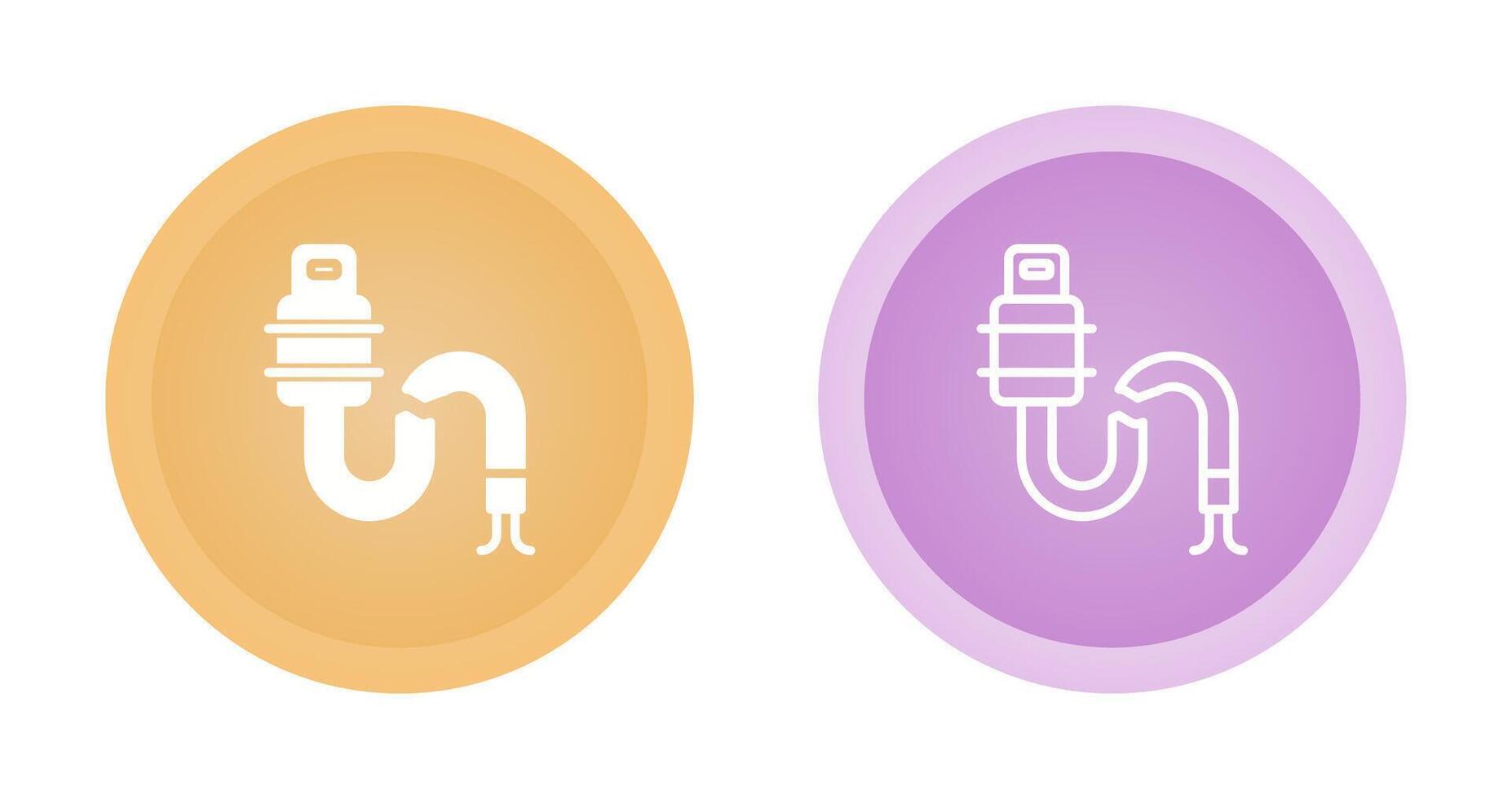 Broken Cable Vector Icon