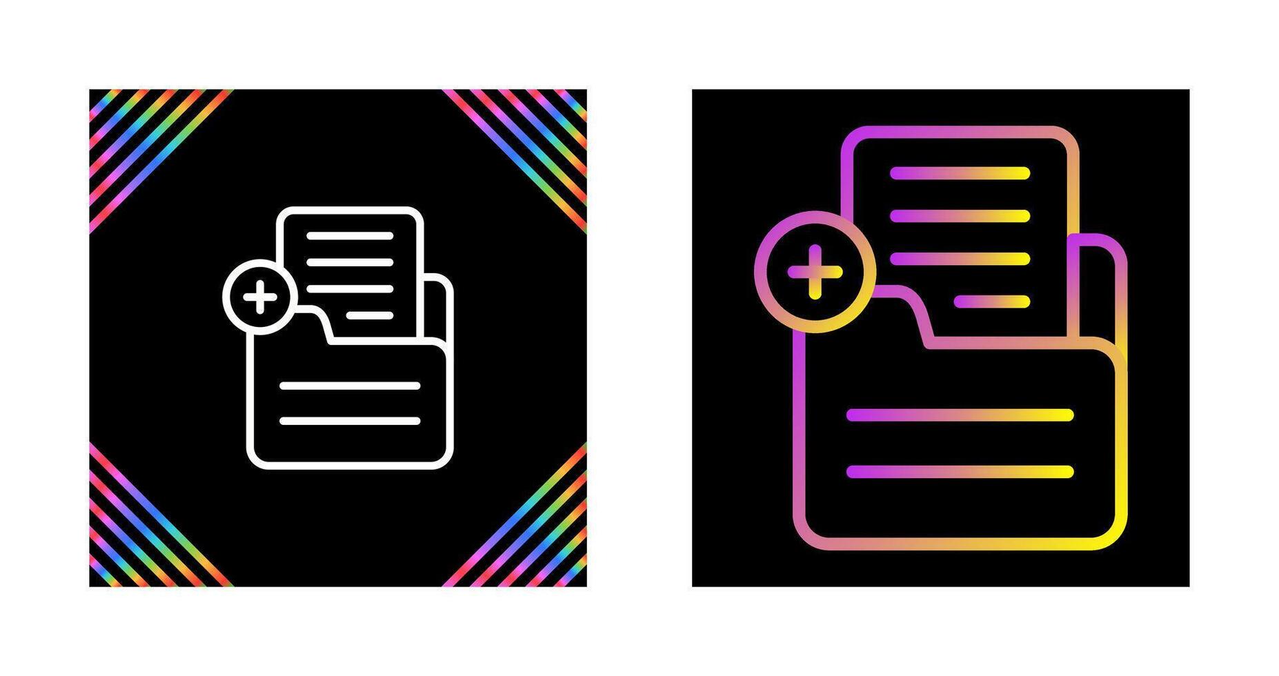 Document Add Vector Icon