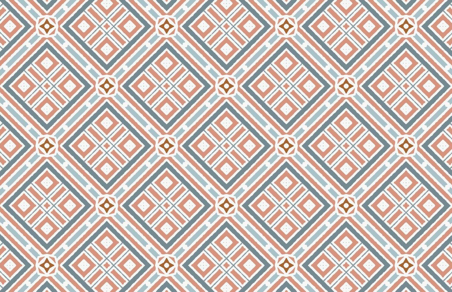 Ethnic tribal colorful square pattern vector