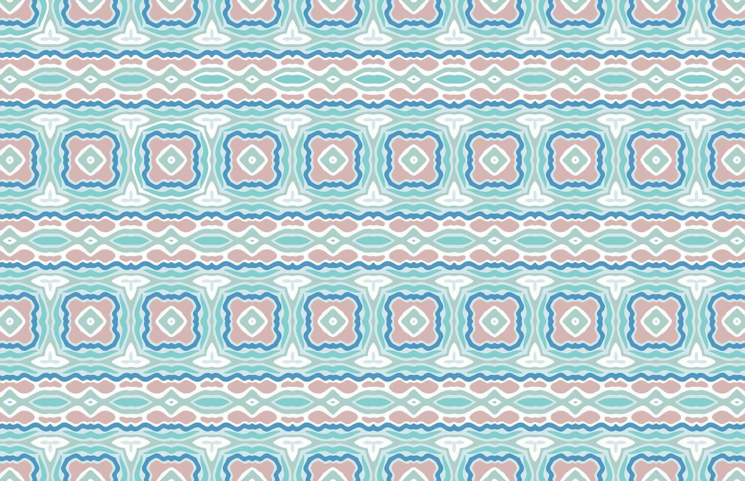 Colorful zigzag textile design pattern vector