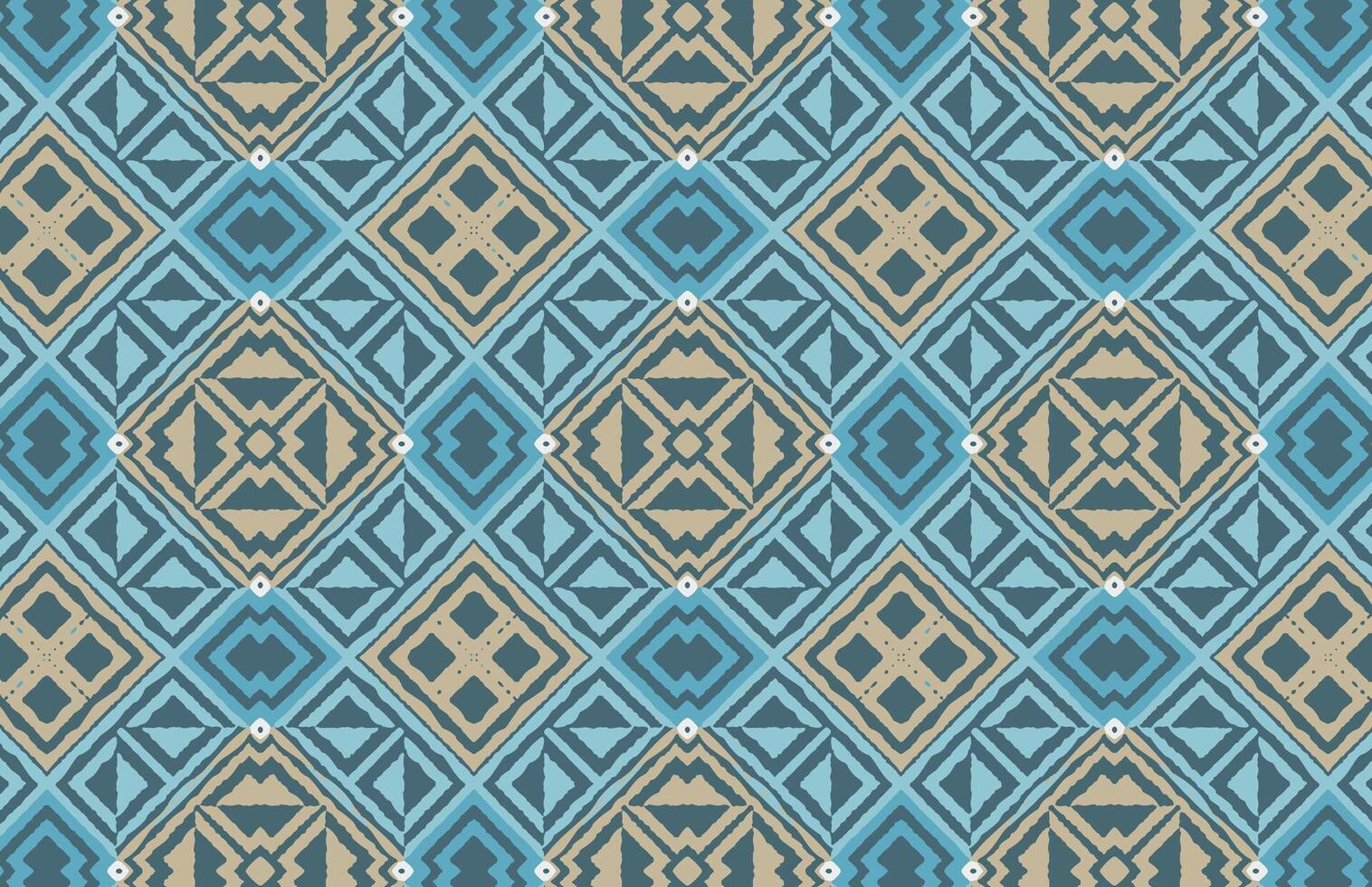 Blue and brown decorative grunge pattern vector