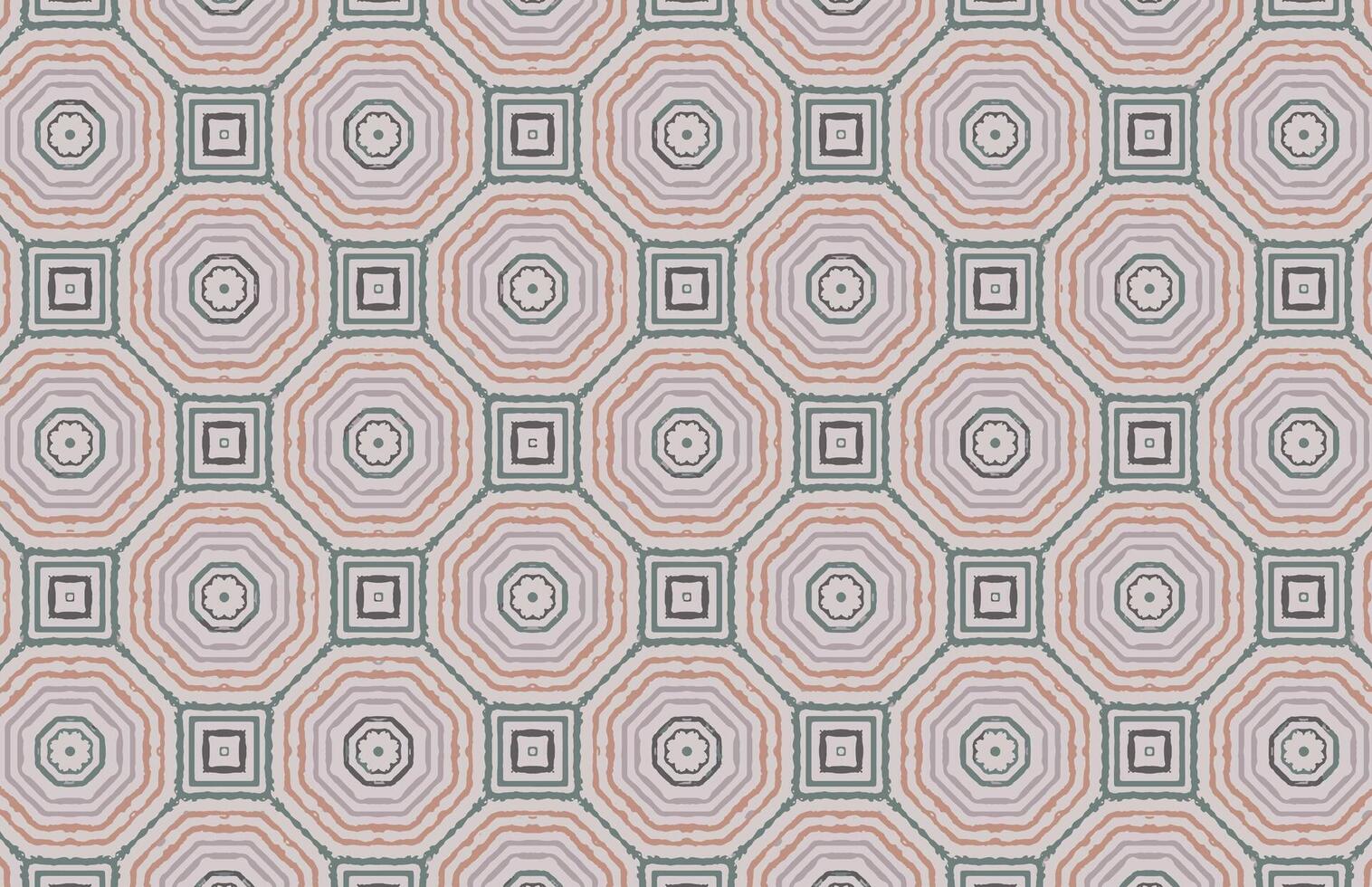 Multicolor geometric hexagonal grunge pattern vector