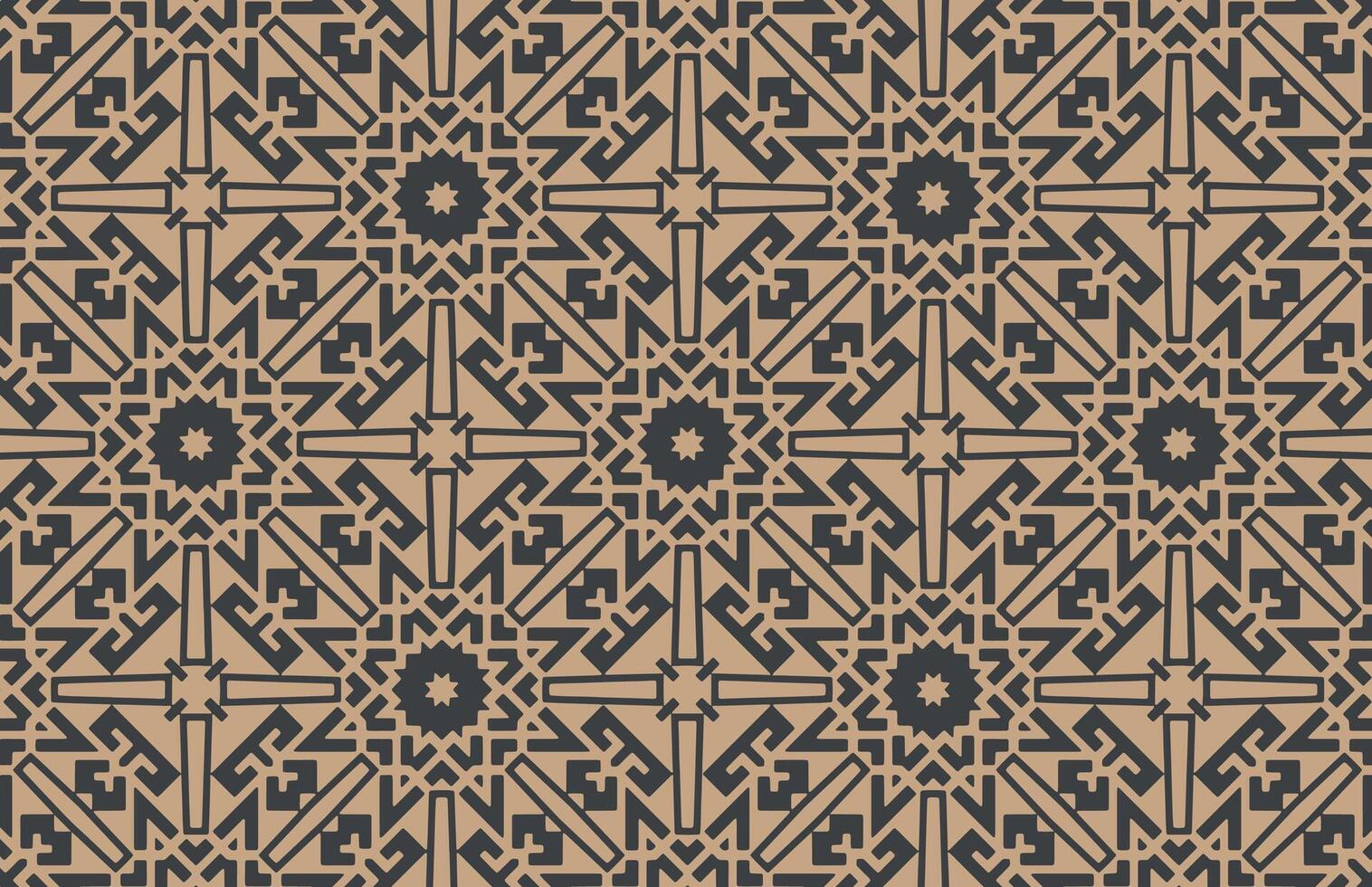 Golden color islamic design pattern vector