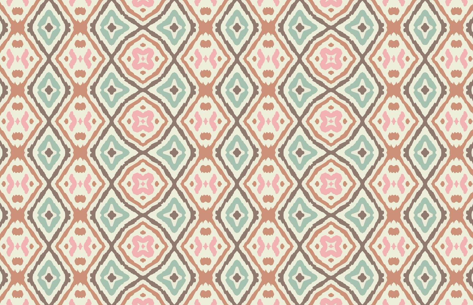 Multicolor decorative grunge zigzag pattern design vector