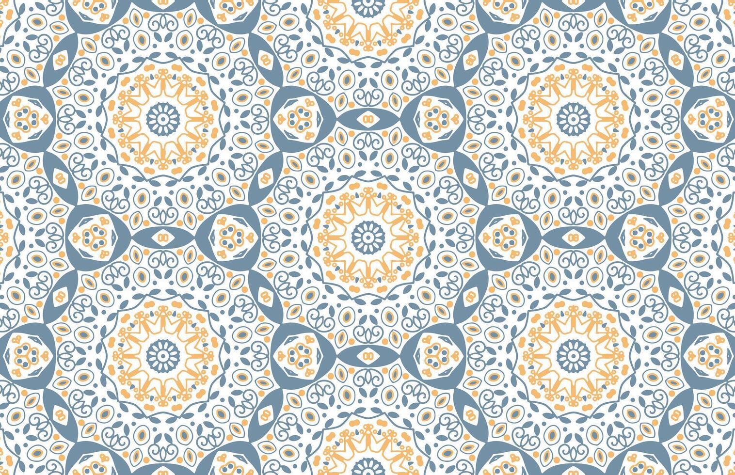 Abstract colorful mandala design pattern vector