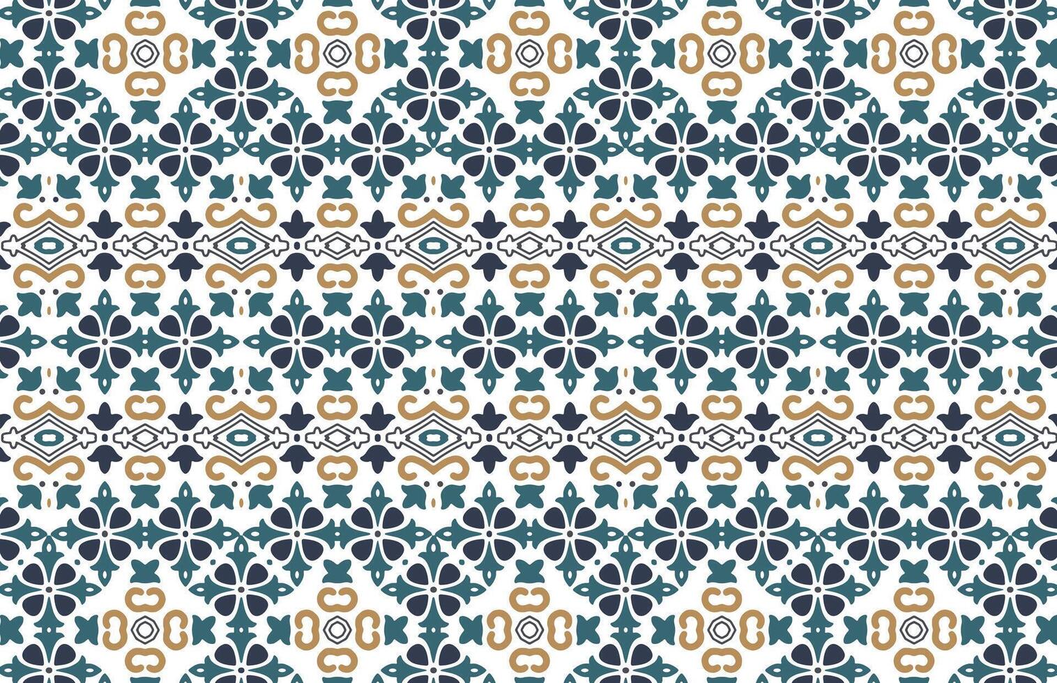 Abstract geometric fabric design vector