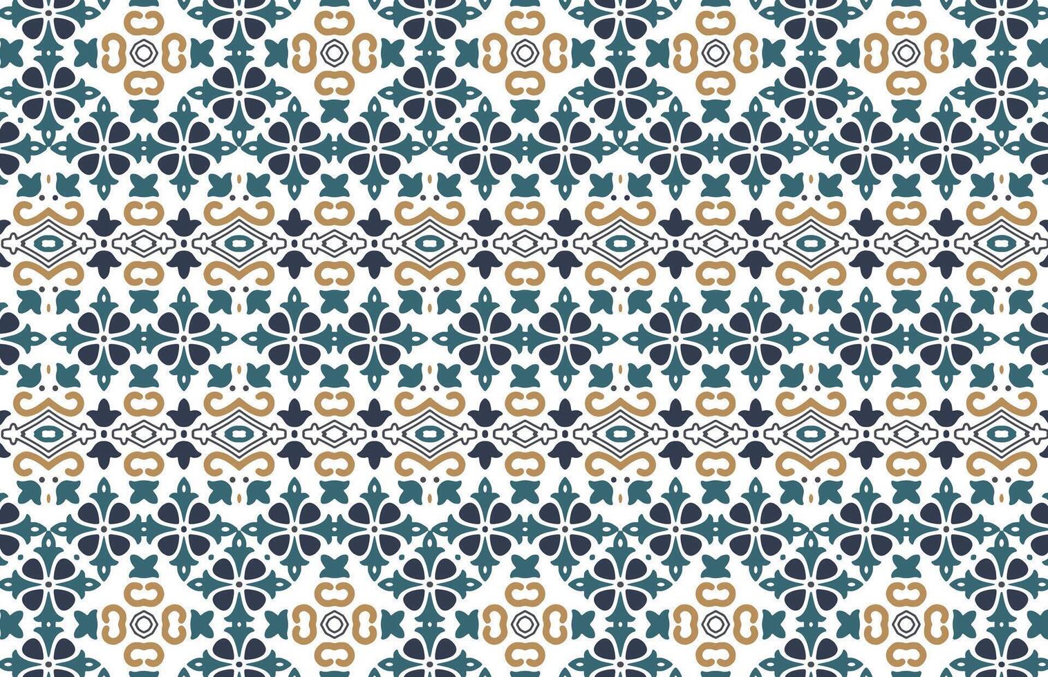 Abstract geometric fabric design vector