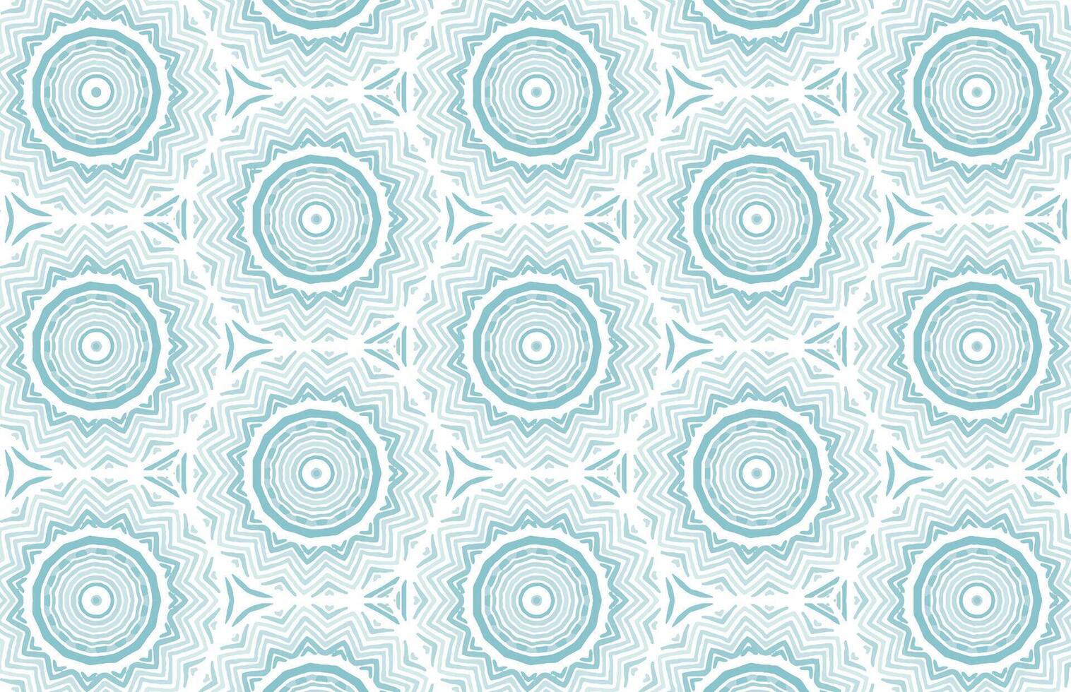 Blue watercolor mandala design pattern vector