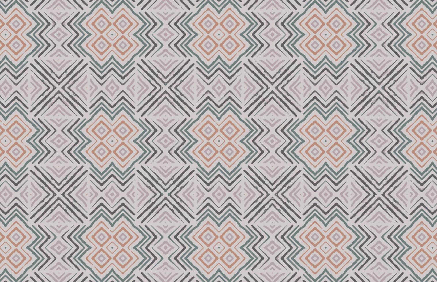 Multicolor geometric grunge pattern vector